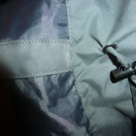 🧥 A New Day Puffer Mid-Length Coat with Faux Fur-Lined Hood – Gray (Size S) - Picture 10 of 12